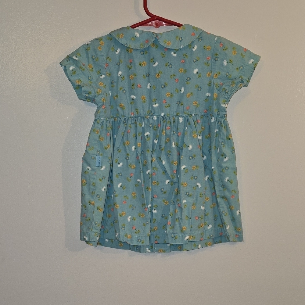 Carter's Blue Floral Kids Dress LOT-R1 - Picture 5 of 5